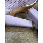 Vero Cuoio Vero Curio Lavender Perforated Peep Toe Heeled Bootie Size 37 US 6.5 Photo 6