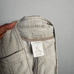 Tan Khaki Linen Cargo Skirt Skort Photo 2