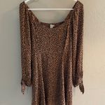 American Eagle Long Sleeve  Cheetah Print Dress Photo 0