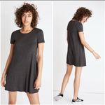 Madewell ‘Swingy Tee’ Dress in ‘Hthr Charcoal’ Gray T-Shirt Midi Dress Photo 1