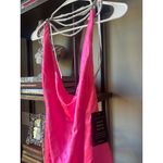 retrofete Francesca Satin Mini Dress Hyper Pink Womens Size Small Photo 5