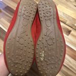 Coach  Fredrica Nubuck Red Suede Loafers Women’s 7B Photo 4