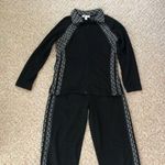 Coldwater Creek  Black and Gray Tracksuit Photo 0