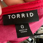 Torrid Red Velvet Tank Top 90s Grunge Dark Coquette Gothic Vampire Sz 0 US XL Photo 4