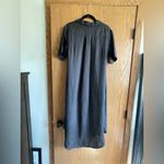 James Perse  Linen Open Henley Shirt Dress Photo 7