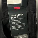 Levi's Levi’s high loose flare jeans black NEW 27 trainwreck Photo 7