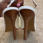 Calvin Klein  Reeda White Patent Slingback heels Photo 3