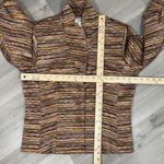 Dress Barn Vintage Isabel & Nina Striped Knit Blazer Skirt Suit Tan Multi 12 Photo 12