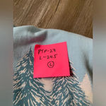 VTG Christmas Sweater Snow Trees Winter Graphic Crewneck Sweatshirt Blue Size L Size L Photo 9