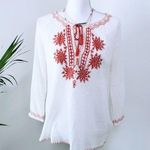 Beach Lunch Lounge Boho Embroidered Tunic S Photo 0