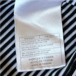 Nike Dri- Fit black and white striped V-neck Photo 5