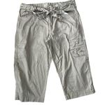 Disney Vintage Walt World Roll Up Cargo Safari Cropped Cargo Pants | Khaki | XL Photo 0