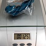 Vtg Blue Womenโs Stretch Belt Butterfly Front Buckle 1980s Retro Photo 7