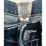 True Religion  Low Rise Dark Wash Flared Denim Jeans Photo 6