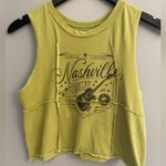 Nashville Country Western Music Festival Women's Green Crop Top Size M Photo 1