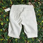 J Brand  811 Bermuda White Denim Shorts Size 26 NWT Photo 1
