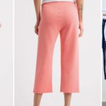 Frank & Eileen  Catherine Crop Wide Leg Sweatpants Hot Pink S Photo 2