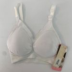 Ingrid And Isabel  White Seamless Drop Cut Nursing Bra NWT Photo 1