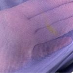 Vintage Odessa Sheer Dark Plum Embroidered Dress Photo 13