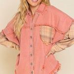 BDG Pink Plaid Flannel Photo 0