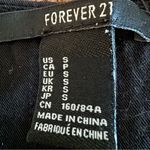 Forever 21  Black Native Embroidered Pattern Wide Strap Tank Top Size Small Photo 3