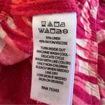 Tahari  Linen Blend Womens Red Tropical‎ Print Wide Leg Pants size Small vacation Photo 4