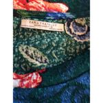 ZARA Asymmetrical Floral Dress Bodycon Midi Green Large L Photo 6