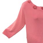 Dress Barn  Woman‎ Pink Floral Embellished Knit 3/4 Sleeve Top Size 22/24 Photo 1