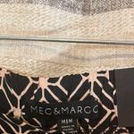 Meg & Margot Black And Pale Pink Pull‎ On Pants Size Medium Photo 6