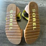 Sorel  Ella II Leather Flat Sandal Sunnyside Tan Size 8 Photo 6