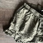 American Eagle Green Ruffle Drawstring Comfortable shorts Photo 4