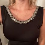 Black With Diamond Sequence Mini Dress Size M Photo 2