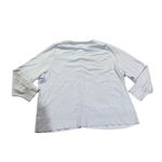 Lands' End Women's Long Sleeve Cardigan Light Sky Blue Hibiscus 3X Size undefined Photo 1