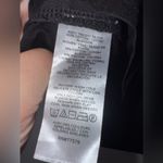 Ann Taylor NWT  Black Puff Short Sleeve‎ Eyelet Trim Detail Top Medium Photo 4