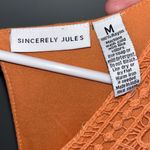 Women’s Sincerely Jules Peach mini dress summer beach wedding brunch girly Pink Size M Photo 5