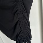 Romwe V Neck Drawstring Ruched Dress Photo 2