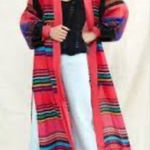 Anthropologie  Conditions Apply Kimono Cover-Up Pink/Rose Striped OS Photo 0