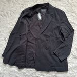 Madewell Jacket The Relaxed Blazer in Softdrape True Black M NWT New Photo 5