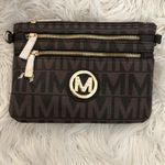 MIA NEW  k farrow brown zipper wristlet wallet Photo 1