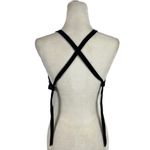 prAna Women's Black Regan High Neck Bikini Top with Mesh Detail Size Small Photo 8