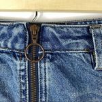 Free People  Zip It Up Denim Miniskirt 25 Photo 3