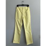 Good American  Better Than Leather Good Icon Key Lime Textured Faux Leather Pants Photo 8