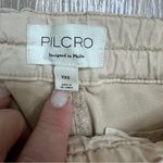 Pilcro  Khaki Wide Leg Elastic Waist Pant, Size XXS Photo 5