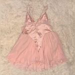 House Of CB NWOT  Amaris Ballerina Pink Baby Doll Mini Dress sz M Photo 4