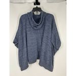 Athleta  Blissful Poncho‎ Hoodie Hooded Pullover Sweatshirt Lightweight Oversized Photo 2