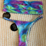Moana Bikini in Blue and Purple Tie-Dye Photo 0