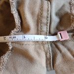 Forever 21 High Rise Studded Destroyed Cut Off Shorts 30 Khaki Gold Photo 10