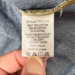 Skylar + Madison Skylar Madison Medium Wash Denim Cut Off Button Pinafore Dress Overall NWT Small Photo 7