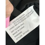 Shoshanna Black Wide-Leg Cropped Jumpsuit Size 6 Pleated Square Neck Womens Photo 7