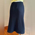 Gegrge Black Fit & Flare Long Skirt SZ 12 Zip On Side No Lining Good Con… Photo 2